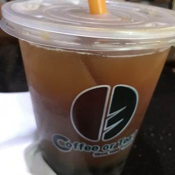 Coffee or Tea? - Mango green iced tea with boba - Bubble Tea Near Me - Aiea, Hawaii Coffee or Tea? - Mango green iced tea with boba - Bubble Tea Near Me - Aiea, Hawaii