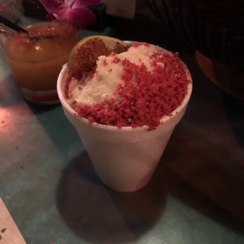 Ruins - Elote. Good but served in styrofoam- better if served in a bowl and easier to eat - Mexican Near Me - Dallas, Texas Ruins - Elote. Good but served in styrofoam- better if served in a bowl and easier to eat - Mexican Near Me - Dallas, Texas