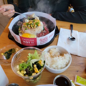 Pepper Lunch - Beef pepper lunch and seaweed shake salad - Teppanyaki Near Me - Irvine, California
