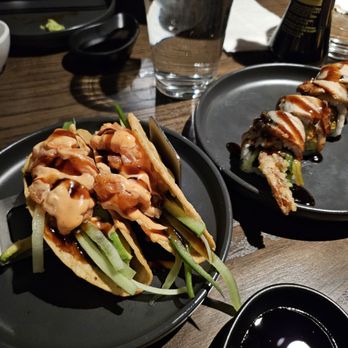August 8 - Spicy salmon tacos - Japanese Near Me - Scarborough, Ontario August 8 - Spicy salmon tacos - Japanese Near Me - Scarborough, Ontario