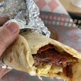 Breakfast burrito. Breakfast burrito.