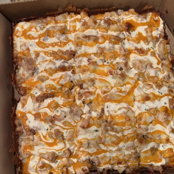 Circles + Squares - Buffalo chicken square - Pizza Near Me - Philadelphia, Pennsylvania