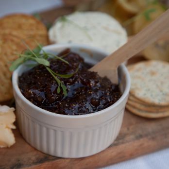 Fork in the Road Catering - a bowl of jam and crackers - Caterers Near Me - Costa Mesa, California