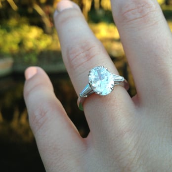 Ultimate Diamond - Beautiful oval shaped diamond ring from UJD - Jewelry Near Me - New York, New York Ultimate Diamond - Beautiful oval shaped diamond ring from UJD - Jewelry Near Me - New York, New York