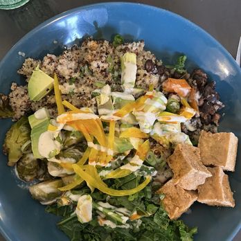 Trolley Cottage Cafe - Black bean, kale, quinoa bowl - Breakfast & Brunch Near Me - Salt Lake City, Utah Trolley Cottage Cafe - Black bean, kale, quinoa bowl - Breakfast & Brunch Near Me - Salt Lake City, Utah