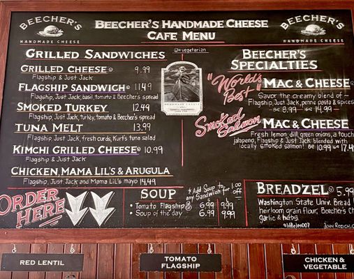 Menu photo 1 Beecher's Handmade Cheese Seattle, WA Menu photo 1 Beecher's Handmade Cheese Seattle, WA