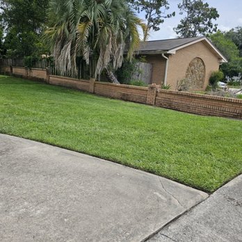 EliteScapes - a front yard of a house with a fenced in yard - Lawn Services Near Me EliteScapes - a front yard of a house with a fenced in yard - Lawn Services Near Me