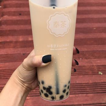 Feng Cha - Chinatown - Regular size Classic boba black milk tea - Bubble Tea Near Me - Houston, Texas Feng Cha - Chinatown - Regular size Classic boba black milk tea - Bubble Tea Near Me - Houston, Texas