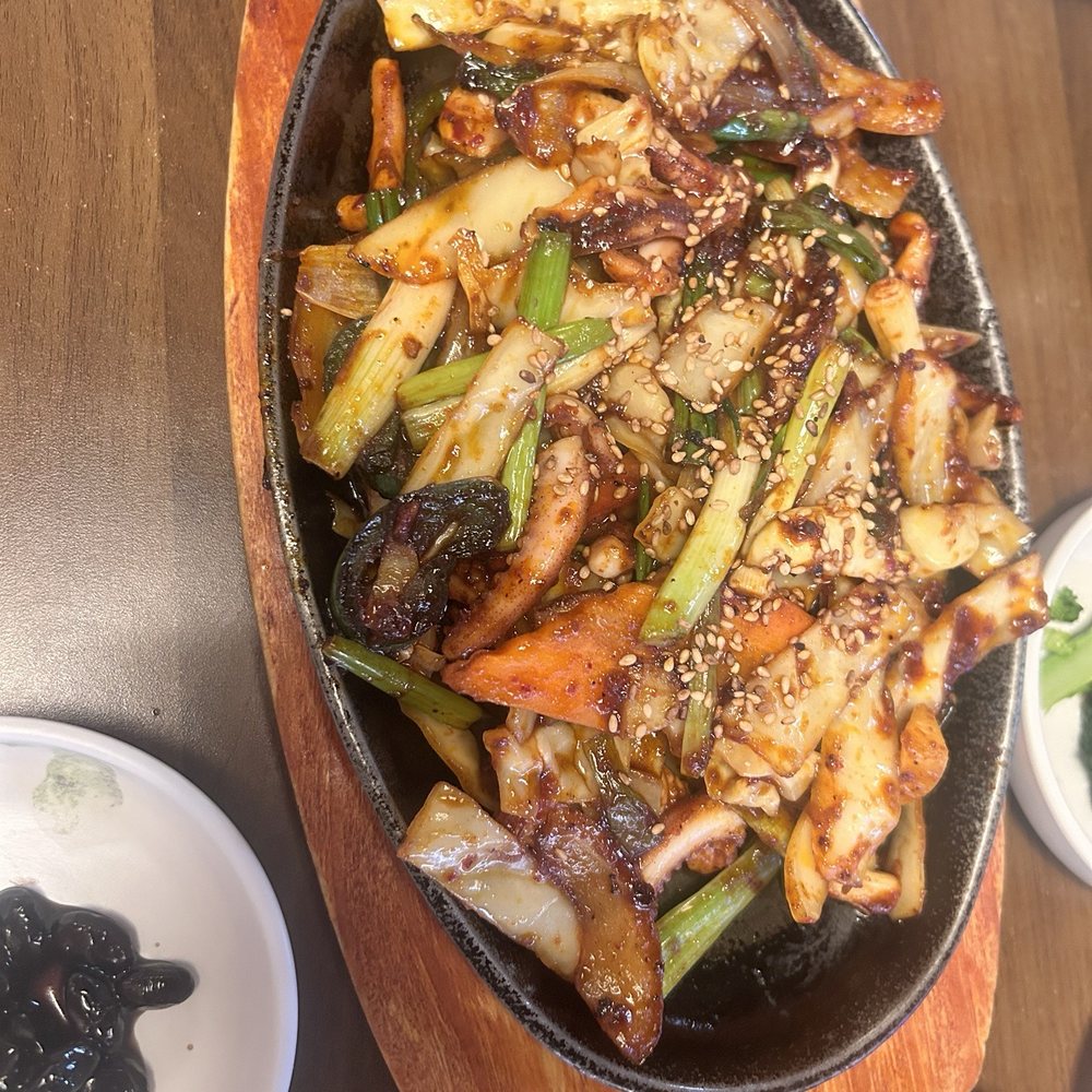 Golden Durebak - Spicy Stirfry Squid - Korean Near Me - Buffalo Grove, Illinois