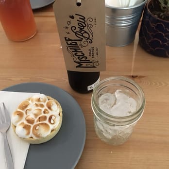 E for Ethel - Lime and ginger tart with cold coffee in a bottle - Restaurants Near Me - North Adelaide, SA E for Ethel - Lime and ginger tart with cold coffee in a bottle - Restaurants Near Me - North Adelaide, SA