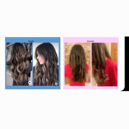 Left desired balayage, Right actual received Left desired balayage, Right actual received