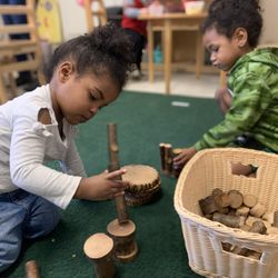 Rising Star Preschool - Building creates teamwork, children practice patience, math and language skills. They set goals and experiment.