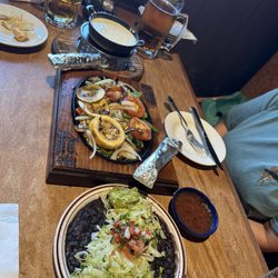 Veggie fajitas