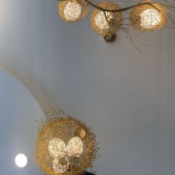 Golden Nest Pancake & Cafe - Golden nest light fixtures/decor
