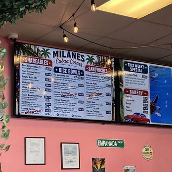 Milanes Cuban Corner - menu - Cuban Near Me - McKees Rocks, Pennsylvania