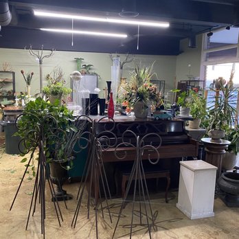 Fresh Cut Romance - Pam's workbench and beautiful set up - Florists Near Me - Phoenix, Arizona