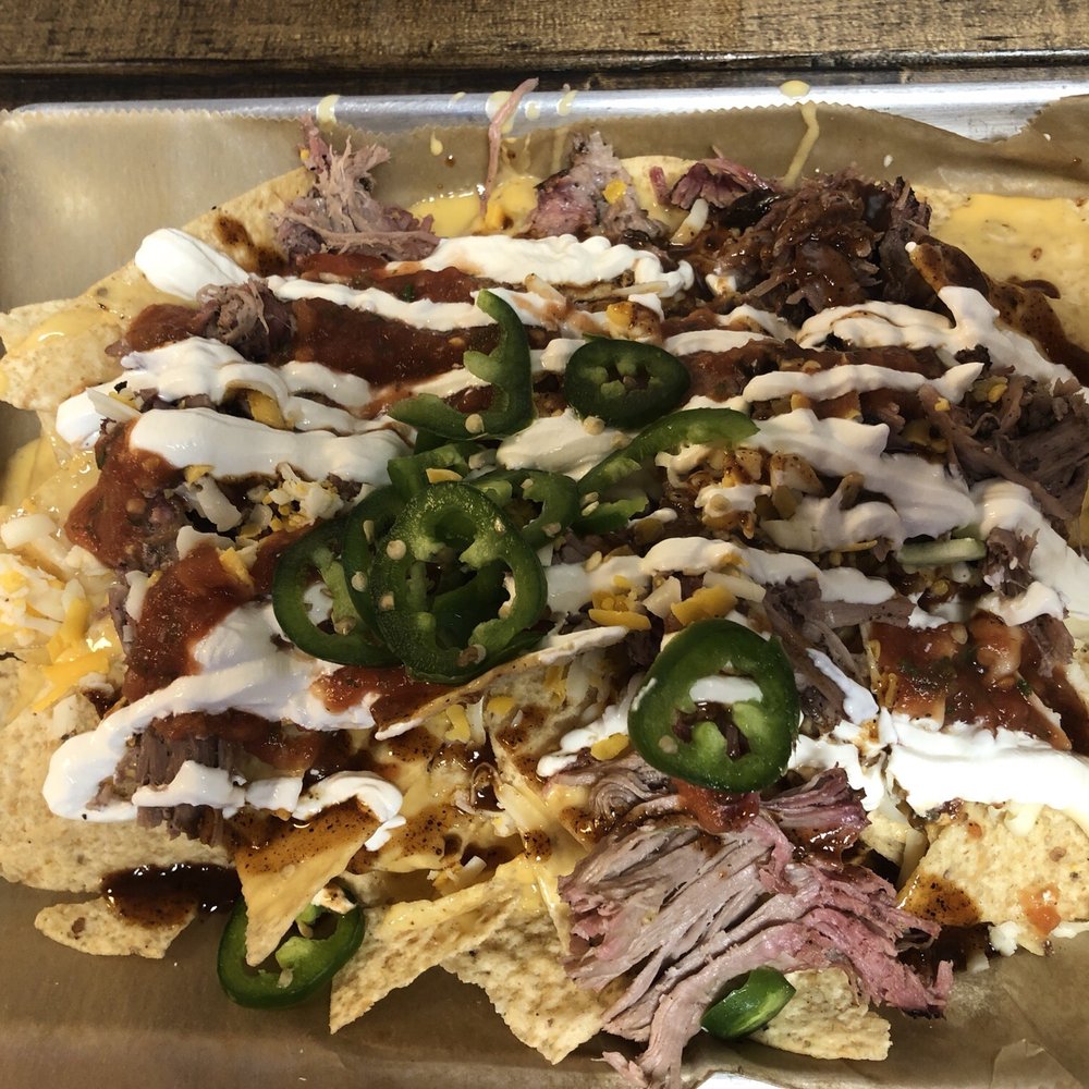 Hog Leg Barbecue - NACHOS!!!! - Barbeque Near Me - Arab, Alabama Hog Leg Barbecue - NACHOS!!!! - Barbeque Near Me - Arab, Alabama