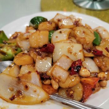 China Garden - Kung Pao Scallops. - Dim Sum Near Me - Irvine, California