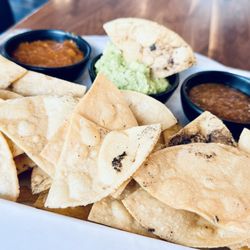 Facil Taqueria - Chips and Salsas with Guacamole