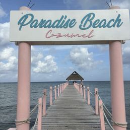 Pier to a lookout with swings!