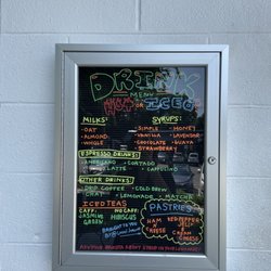 Tabla Rasa Cafe - Drink menu