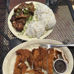 Chicken Katsu Plate Grilled Beef Teriyaki Plate Chicken Katsu Plate Grilled Beef Teriyaki Plate