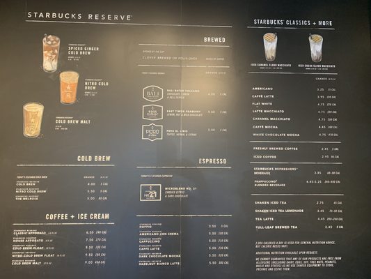 Menu photo 2 Starbucks Los Angeles, CA Menu photo 2 Starbucks Los Angeles, CA