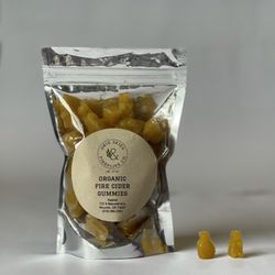Okie Skies & Fireflies - Organic fire cider gummies. Purest ACV gummy you'll find. Their fire cider recipe with grass fed beef or agar agar gelatin.