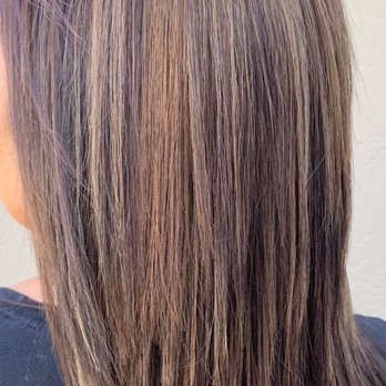 Serendipity Salon - Picture Krys took before I left salon with product IN my hair. You can see some of the metalic on top, there's more on the other side. - Hair Salons Near Me - La Mesa, California