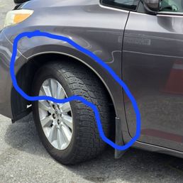 This was missing from back wheel trim. This was missing from back wheel trim.