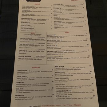 Rhaan Thai Cuisine - Menu - Thai Near Me - Arlington, Texas Rhaan Thai Cuisine - Menu - Thai Near Me - Arlington, Texas