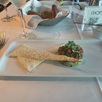 Chops Grill - This was the Tuna Tartare. It was beautifully plated and tasted even better. - Diners Near Me - Fort Lauderdale, Florida