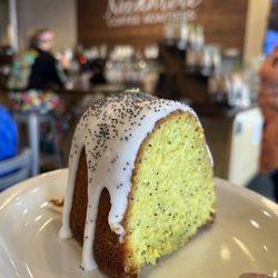 Needmore Coffee Roasters - vegan lemon poppy bundt cake