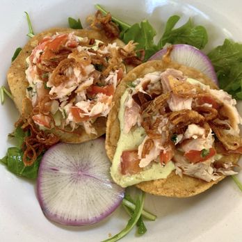 Bombera - Smoked trout tostadas. Yummy - Mexican Near Me - Oakland, California