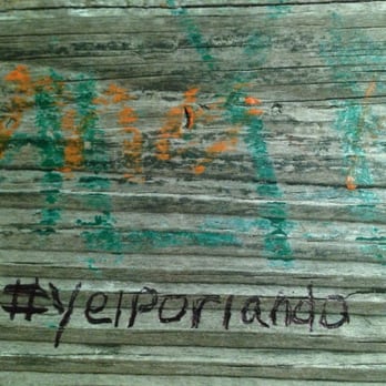 Dune Dog Cafe - Leave your mark on the wood railings - American Near Me - Jupiter, Florida