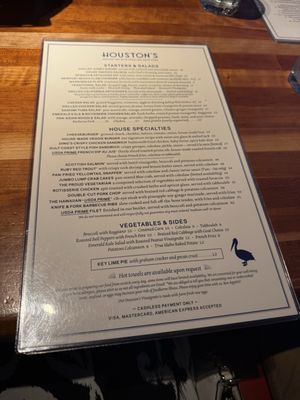 Menu photo 4 Houston's Restaurant Pompano Beach, FL
