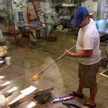 Astral Glass Studio - Glass blowing demonstration.  Great business--very welcoming to visitors! - Home Decor Near Me - New Haven, Missouri