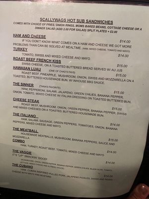 Menu photo 5 Scallywags Bar and Grill Grand Junction, CO Menu photo 5 Scallywags Bar and Grill Grand Junction, CO