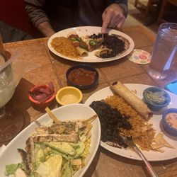 On The Border Mexican Grill & Cantina - Grandville - How salad with chicken on top avocado black beans, rice chicken flatter house margarita pickled onions!