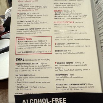 Benihana - San Francisco - Menu - Teppanyaki Near Me - San Francisco, California