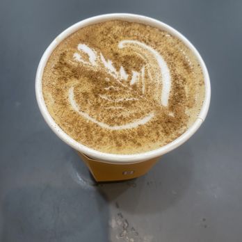 Constellation Coffee - Oat milk latte with cinnamon - Coffee & Tea Near Me - La Cañada Flintridge, California