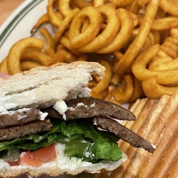 Staten Island Diner - 300 Spartans Panini with Curly Fries - Diners Near Me - Staten Island, New York
