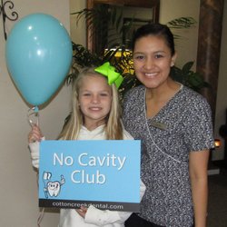 Cotton Creek Dental - We love our no cavity club members. They work so hard to keep their teeth clean.