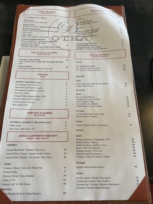 Menu photo 4 OTRA Restaurant Providence, RI