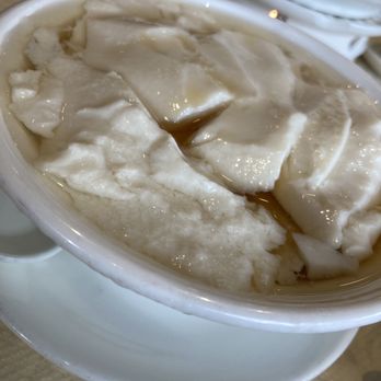 Koi Palace - #506 sweet tofu pudding. Ginger sweet sauce. - Dim Sum Near Me - Dublin, California Koi Palace - #506 sweet tofu pudding. Ginger sweet sauce. - Dim Sum Near Me - Dublin, California