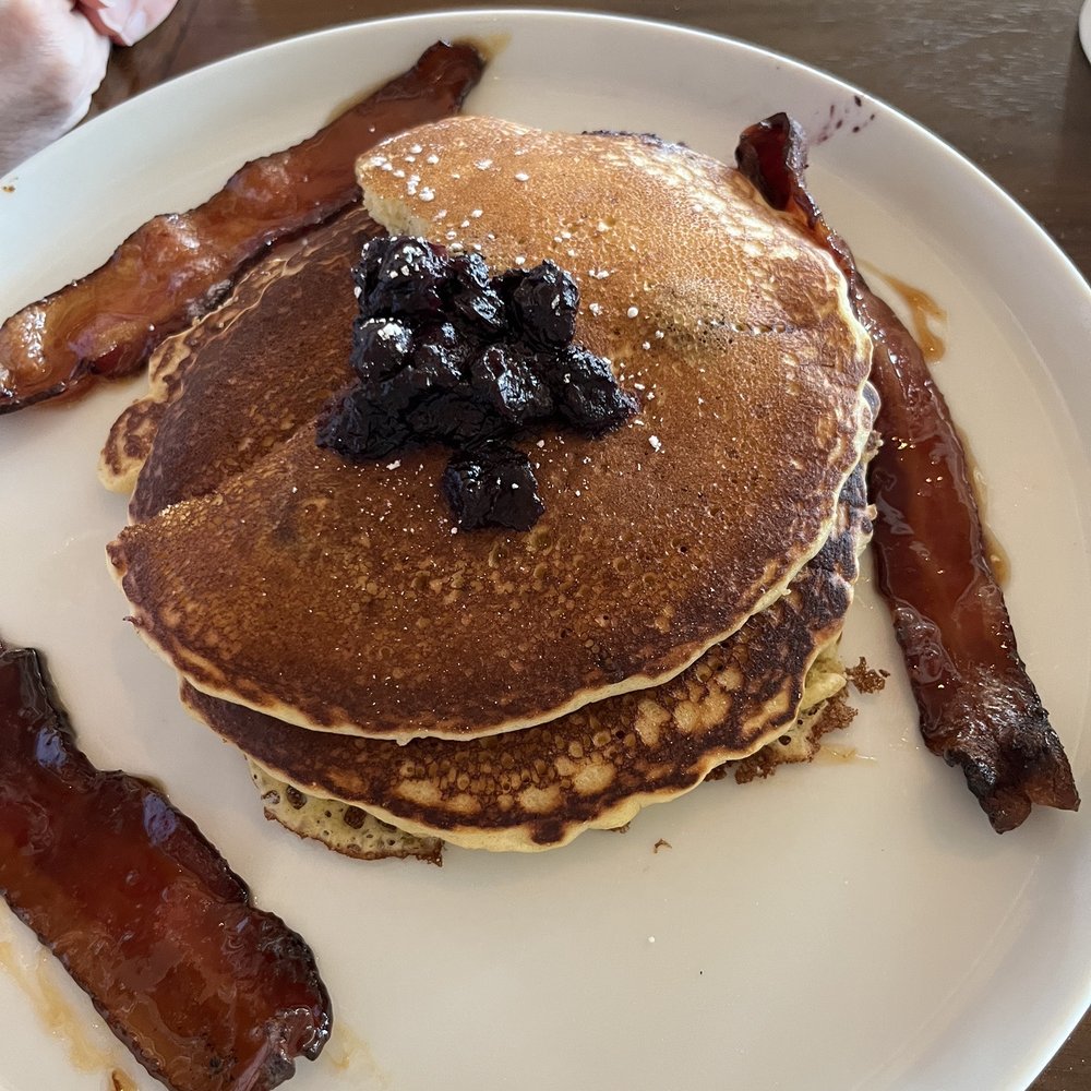 Henry's Palm Beach - Blueberry Ricotta Pancakes - Bars Near Me - Palm Beach, Florida