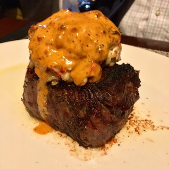 Del Frisco's Double Eagle Steakhouse - Filet mignon with crab cake on top - Steakhouses Near Me - Washington, DC, District of Columbia
