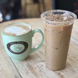 Nat's Nook - Hot and cold lattes