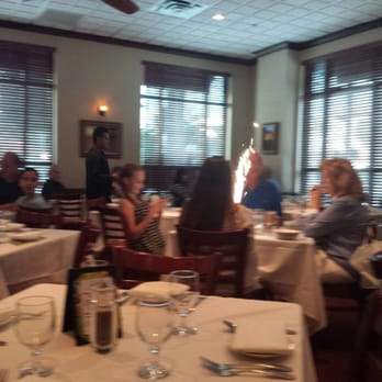 Matteo's Trattoria - Birthday celebration while we were eating dinner - Italian Near Me - Boca Raton, Florida