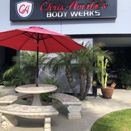 Exterior outside entrance of Chris Amato's Body Werks - Oceanside, California Exterior outside entrance of Chris Amato's Body Werks - Oceanside, California